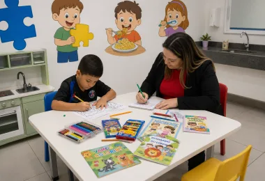 Na Interclínicas, a gente trabalha para que a criança não dependa de um único jeito de fazer